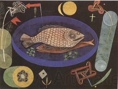 Paul Klee Around the Fish (mk09) Germany oil painting art